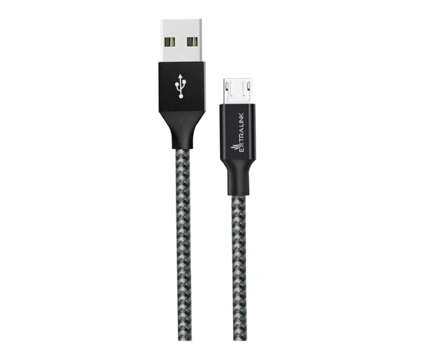 ExtraLink Smart Life USB - microUSB 1m Czarny - 1550952 - zdjęcie